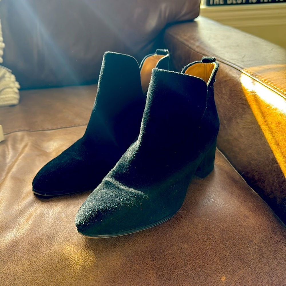 Franco Sarto Suede Bootie